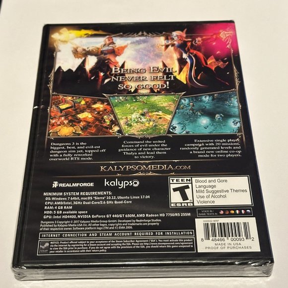 Dungeons III PC Game Factory Sealed - Picture 2 of 2